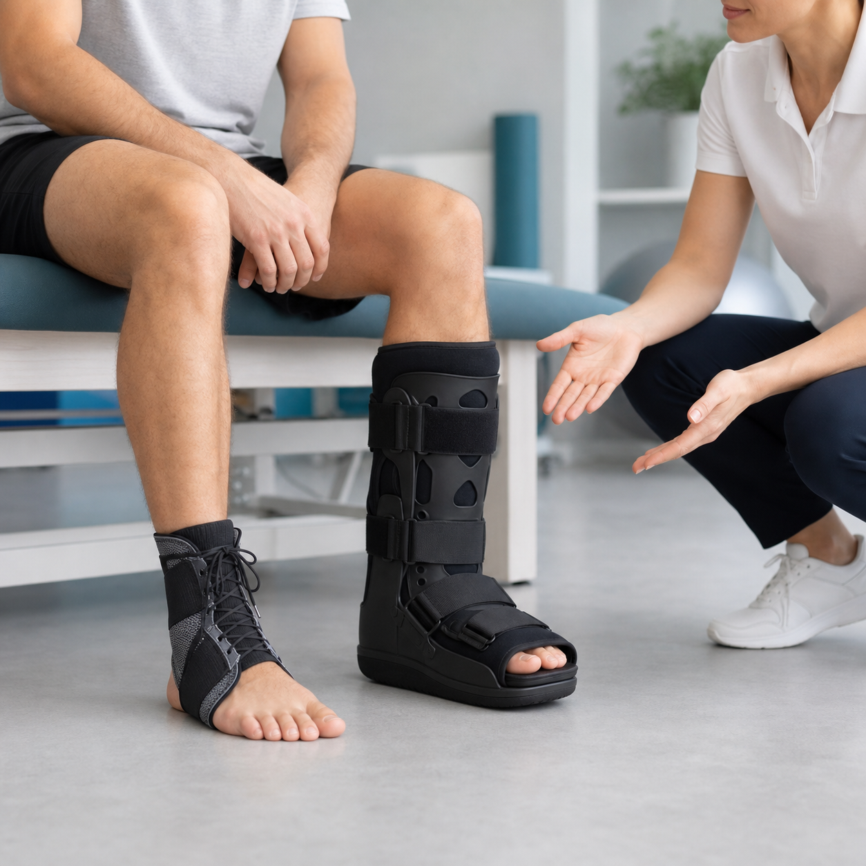 Ankle Brace vs Moon Boot: Which One Should You Choose?